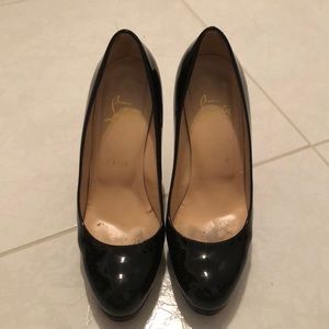 Christian Louboutin new simple pump black patent